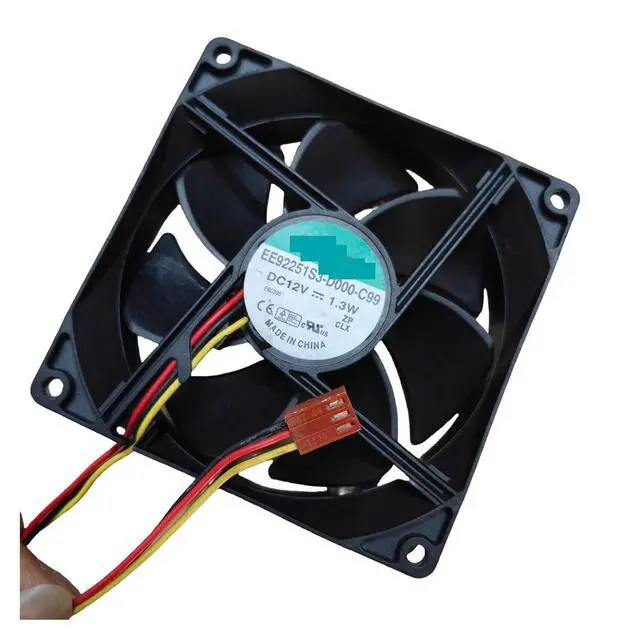 Alt view image 2 of 3 - for SUNON EE92251S3-D000-C99 12V 1.3W 92x92x25mm Magnetic Levitation Quiet Fan for 2200RPM 39CFM 28dBA Easy to Replace