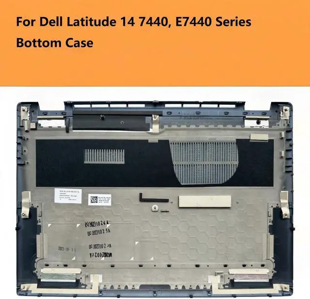 Alt view image 3 of 5 - JVTFR, 0JVTFR Replacement Bottom Case for Dell Latitude14 7440, E7440 Series, Gray Lower Cover