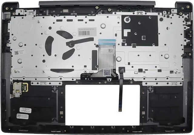 Main image of Replacement for Lenovo Yoga 7 14IML9 2-in-1 Laptop Upper Case Palmrest Keyboard Assembly Part 14" 5CB1N97636 Top Cover Grey