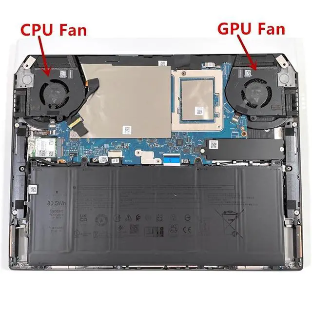 Alt view image 2 of 2 - 1pcs Laptop CPU Cooling Fan for x14 R1 ND75C85 21F10 DC28000YFD0 0198CH ND75C86-21F11 DC28000YED0 05PF30(CPU Fan)