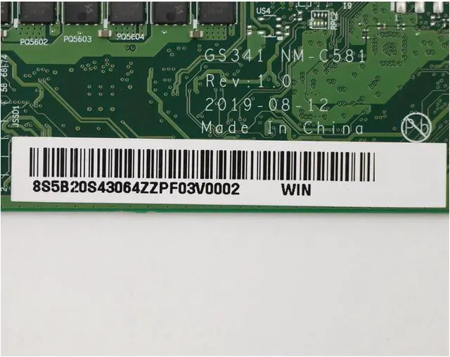 Alt view image 6 of 6 - GS341 NM-C581 Laptop Mainboard, Compatible for Lenovo IdeaPad S540-13API with R3 R5 R7 AMD CPU 8G 16G RAMMain Control Board Replacement(R5-3350H 16G-RAM)