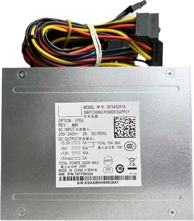 Alt view image 4 of 4 - SFXA5201A 200W PSU for 8632N 8832N 8664N Switching PSU Hard Disk Video Rcorder Power Supply