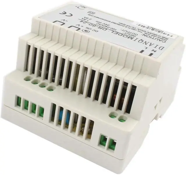 Alt view image 4 of 6 - Din Rail Power Supply Switch 30W 45W 60W 5V 12V 15V 24V Power suply ac dc Converter DR-30 DR-45 DR-60(24V,DR-45)