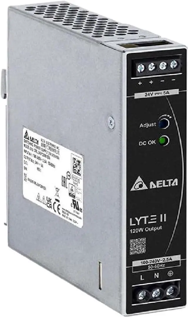 Main image of Switching Power Supply DRL-24V120W1EN AC/DC DIN Rail 24V 120W - LYTE2 DRL (120W)
