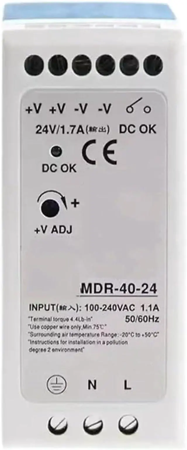 Main image of Switching Power Supply MDR-40-5 MDR-40-12 MDR-40-24 MDR-40-48(MDR-40-24)