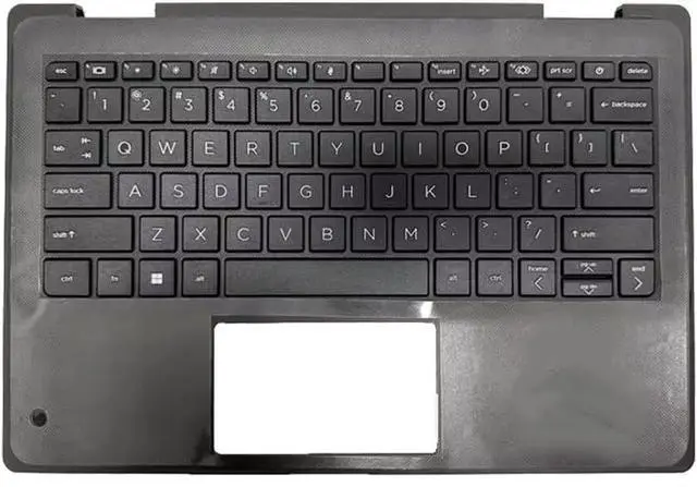 Main image of Laptop PalmRest&Keyboard for HP Pro X360 Fortis 11 G9 N00450-001 for Version Without Digital Pen with top Cover Webcam United States US Black New