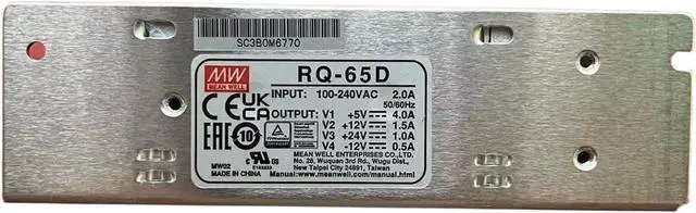 Main image of RQ-65D 5V4A+12V1.5A+24V1A-12V0.5A Four-Way Switching Power Supply 68W Four Groups