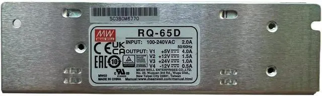 Alt view image 2 of 3 - RQ-65D 5V4A+12V1.5A+24V1A-12V0.5A Four-Way Switching Power Supply 68W Four Groups