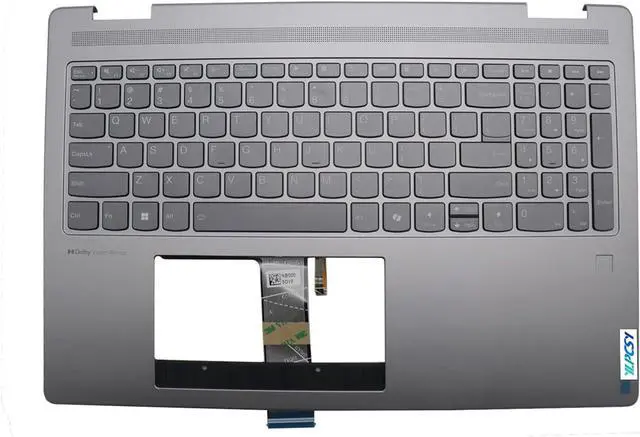Main image of 5CB1N96986 Replacement for Lenovo Yoga 716AHP9 2-in-1 Laptop Upper Top Cover Case Palmrest Backlit US Keyboard Assembly Part