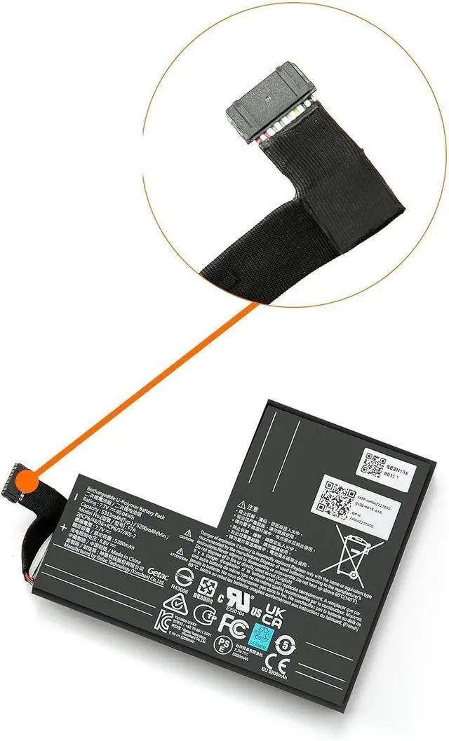 Alt view image 4 of 6 - F7A 8.8V 5200mah Li-Polymer Battery for Steam for Deck Handheld Gamepad Controller Rechargeable Batteries Accessories
