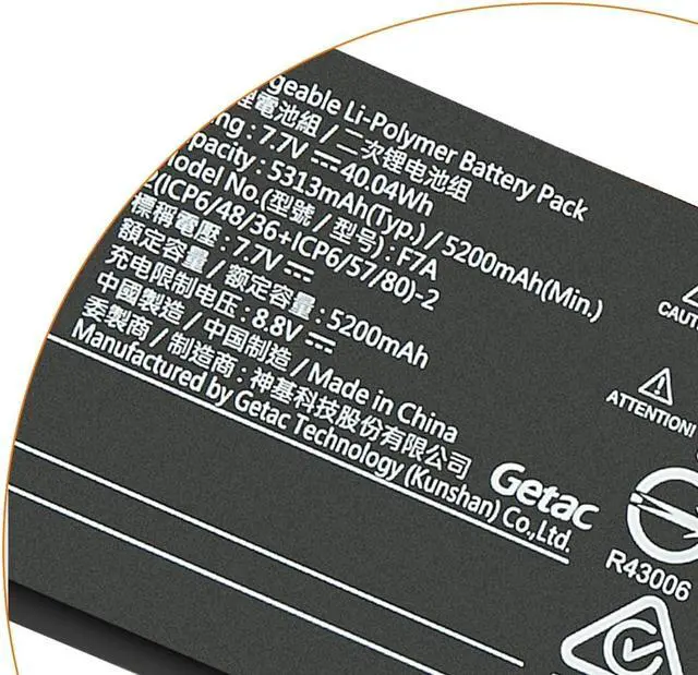Alt view image 6 of 6 - F7A 8.8V 5200mah Li-Polymer Battery for Steam for Deck Handheld Gamepad Controller Rechargeable Batteries Accessories