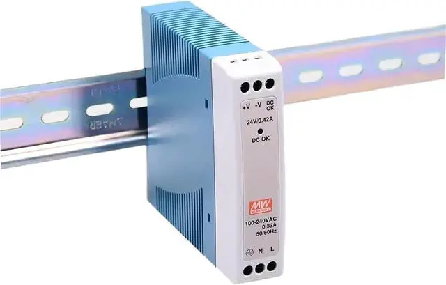 Main image of MDR-10 MDR-10-5V 2A MDR-10-12V 0.84A MDR-10-15V 0.67A MDR-10-24V 0.42A Guideway Type 10W Switching Power Supply(MDR-10-24V 0.42A)