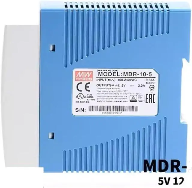 Alt view image 4 of 4 - MDR-10 MDR-10-5V 2A MDR-10-12V 0.84A MDR-10-15V 0.67A MDR-10-24V 0.42A Guideway Type 10W Switching Power Supply(MDR-10-24V 0.42A)