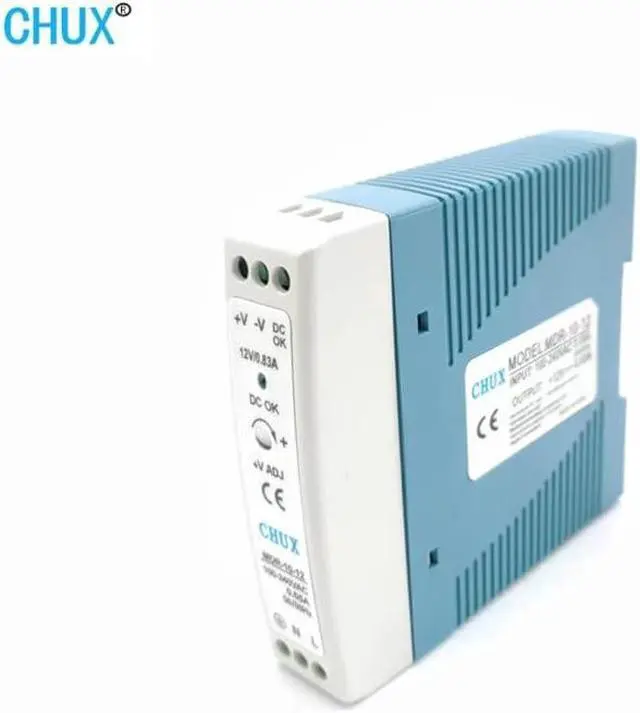 Alt view image 2 of 6 - MDR 10W 20W 40W 60W 100W Industry Switching Power Supply DIN Rail 12V 24V for CCTV Led Light SMPS(12V,10W)