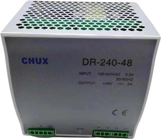 Main image of Din Dail Switching Power Supply 48V 5A AC to SMPS DR-240-48 Din Rail Power Supply 240W 48V 5A for Led Light