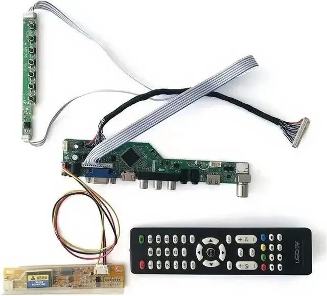 Alt view image 3 of 5 - for LTN141BT06-002 LTN141WD-L07 Controller Driver Board Kit 1CCFL 1440×900 LCD Display 30-Pin LVDS TV Analog AV+HDMI+VGA+IR+USB(for LTN141BT06-002)
