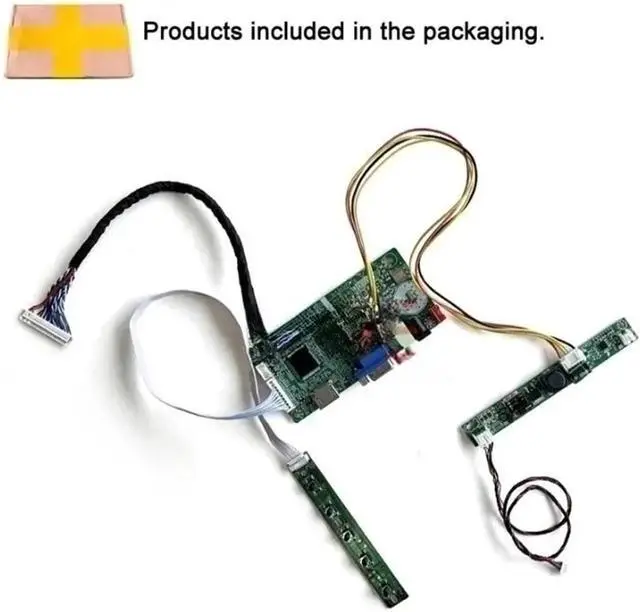 Alt view image 5 of 5 - for LM195WD1 LM195WD2 M195FGK M195RTN01 LCD Monitor Driver Board 30-Pin LVDS HDMI-Compatible Matrix 1600×900 VGA 19.5" Kit DIY(for M195RTN01.1)