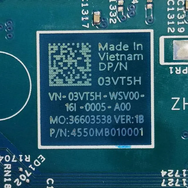 Alt view image 5 of 7 - Replacement for Dell Latitude 5520 Motherboard SP15 CML MP MB U 19853-1 Mainboard i5-10210U Processor 03VT5H 3VT5H