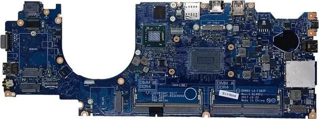 Alt view image 3 of 7 - Replacement for Dell Latitude 5495 Motherboard DDM90 LA-F382P Mainboard R5-2500U Processor Radeon 540 2GB 06WXV8 6WXV8