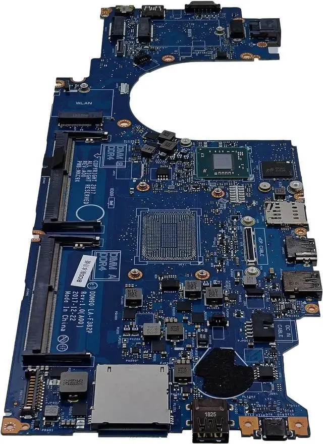 Alt view image 4 of 7 - Replacement for Dell Latitude 5495 Motherboard DDM90 LA-F382P Mainboard R5-2500U Processor Radeon 540 2GB 06WXV8 6WXV8
