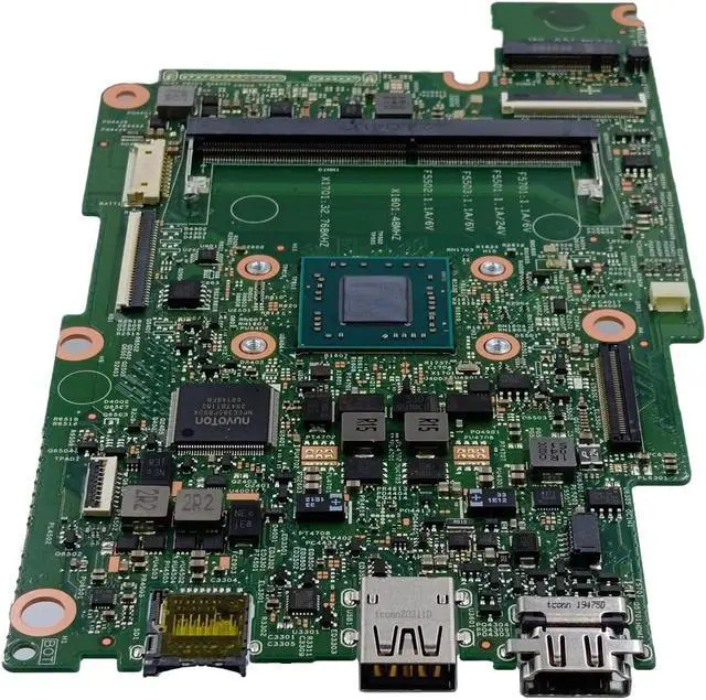 Alt view image 4 of 7 - Replacement for Dell Inspiron 11 3180 Motherboard Rocket 11 MLK AMD 17876-1 Mainboard E2-9000E Processor 0T1RGK T1RGK