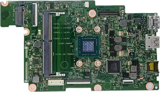 Alt view image 3 of 7 - Replacement for Dell Inspiron 11 3180 Motherboard Rocket 11 MLK AMD 17876-1 Mainboard E2-9000E Processor 0T1RGK T1RGK