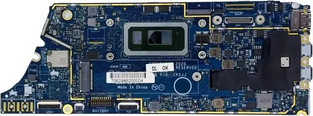 Alt view image 3 of 7 - Replacement for DELL Latitude 7410 Motherboard FDX40 LA-J261P System Board i7-10810U Processor 16GB RAM 01FWJP 1FWJP