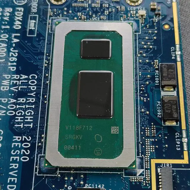 Alt view image 7 of 7 - Replacement for Dell Latitude 7410 Motherboard FDX40 LA-J261P System Board i7-10610U Processor 32GB RAM 0201F7 201F7