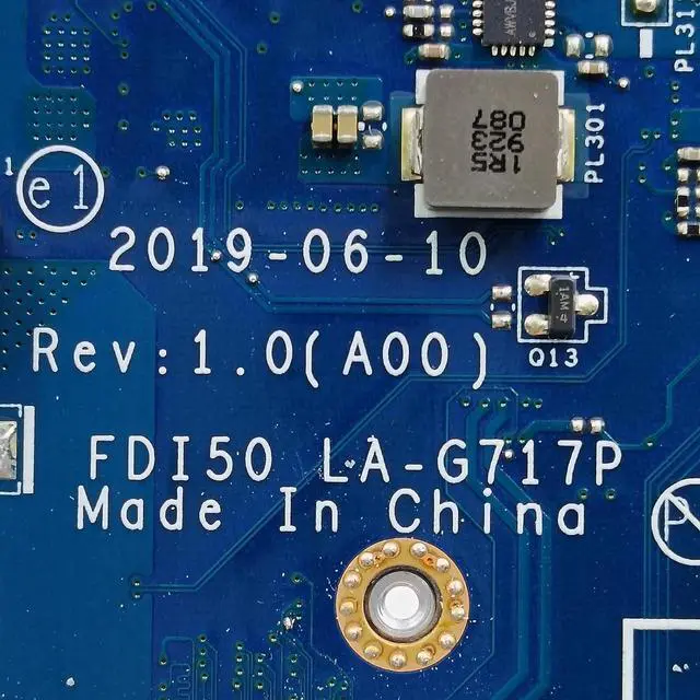 Alt view image 6 of 7 - Replacement for DELL Vostro 3590 Motherboard FDI50 LA-G717P Mainboard i5-10210U Processor 07DJ1F 7DJ1F