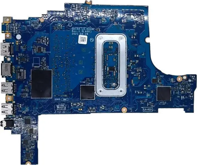 Main image of Replacement for Dell Vostro 3400 Motherboard GDI4A LA-K034P Mainboard i7-1165G7 Processor 0F3DD5 F3DD5