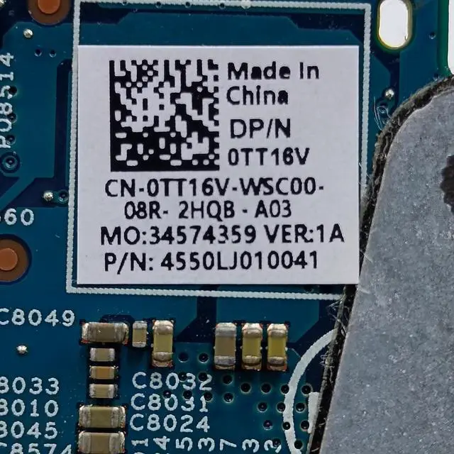 Alt view image 5 of 7 - Replacement for Dell Inspiron 5301 Motherboard 19765-1 Mainboard i5-1135G7 Processor 8GB RAM MX350 2GB 0TT16V TT16V