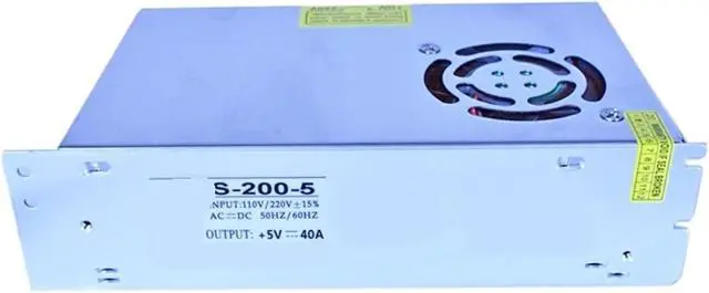 Alt view image 2 of 3 - Fan Model 5v40a Switching Power Supply 5v Display Power Supply led Switching Power Supply 5V200W Luminous Character Power Supply(24V10A 250W)