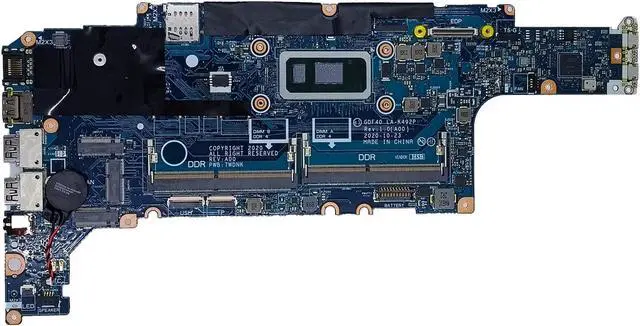 Alt view image 3 of 7 - Replacement for Dell Latitude 5420 Motherboard GDF40 LA-K492P System Board i5-10210U Processor 097CX2 97CX2