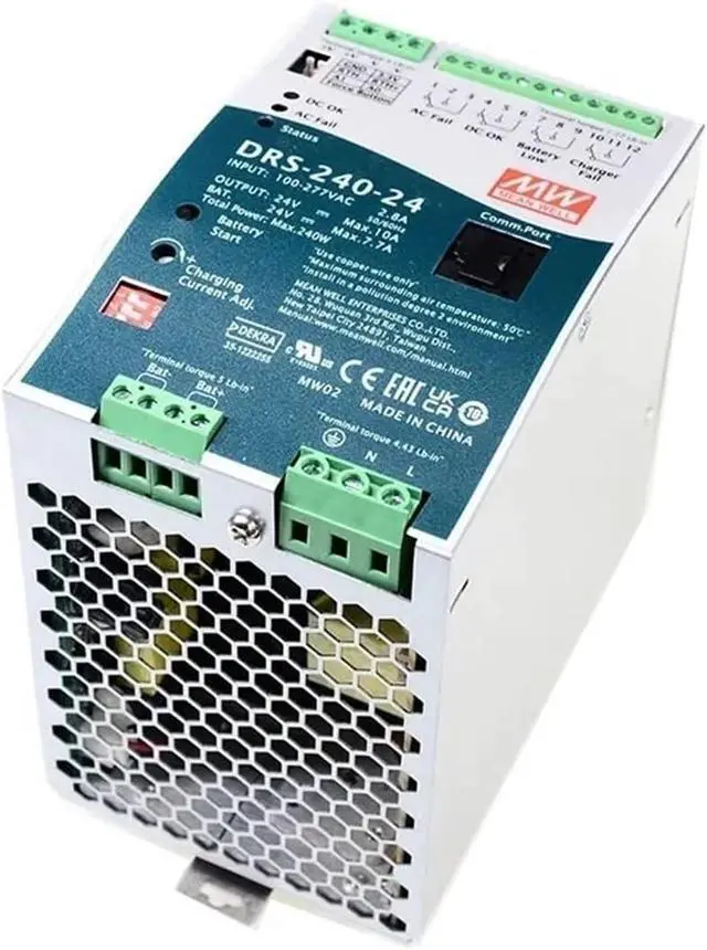 Alt view image 2 of 5 - Switching Supply DRS-240 Series DRS-240-12 DRS-240-24 DRS-240-36 DRS-240-48 All-in-One Intelligent Security Power(DRS-240-24)