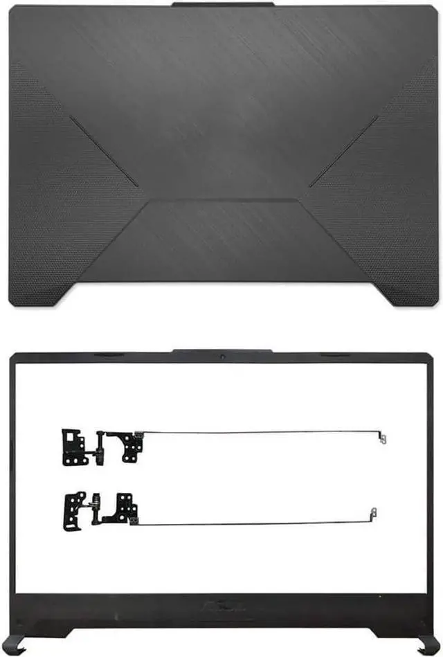 Main image of Black LCD Back Cover Top Rear Lid Case & Front Bezel Trim & Screen Hinge Set Compatible with ASUS TUF A15 FA506 FA506Q FA506QM FA506NC FA506NF FA506I FA506IH FA506IU FA506IV15.6inch Laptop Series