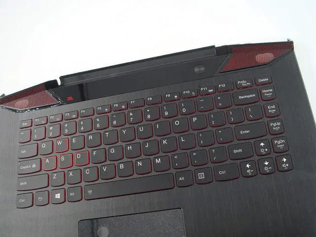 Alt view image 3 of 3 - Bayjebu Parts for Lenovo ideapad Y700-14ISK Palmrest Keyboard Bezel US English 5CB0K44756