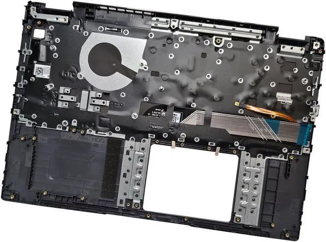 Alt view image 2 of 2 - Laptop Spanish Keyboard Compatible for Dell Latitude 3510 E3510 JYG4Y 0JYG4Y Palmrest Upper Cover Case Backlit