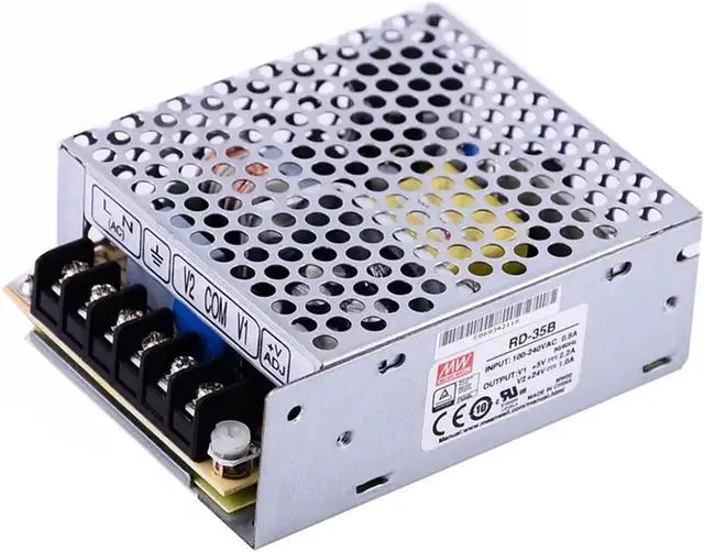 Alt view image 5 of 6 - 35W Switch Power Supply RD-35A RD-35B 5V 12V 24V for Co2 Cutting and Engraving Machine(RD-35B)