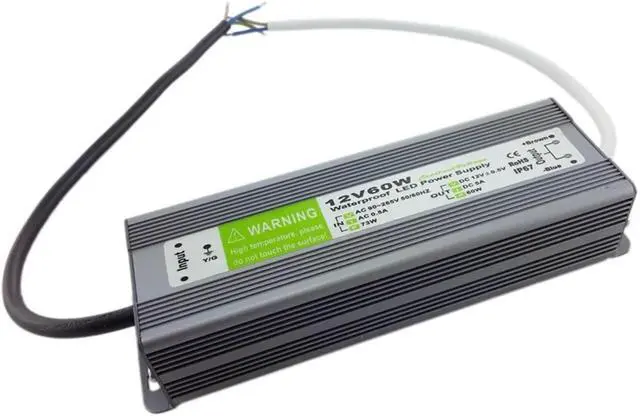 Alt view image 2 of 3 - Waterproof IP67 DC 24v 12V 10A 20A 240W Switch Power Supply Driver Switching Voltage for LED Strip AC 220V 110V(24V,80W)