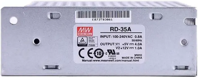 Alt view image 6 of 6 - 35W Switch Power Supply RD-35A RD-35B 5V 12V 24V for Co2 Cutting and Engraving Machine(RD-35B)