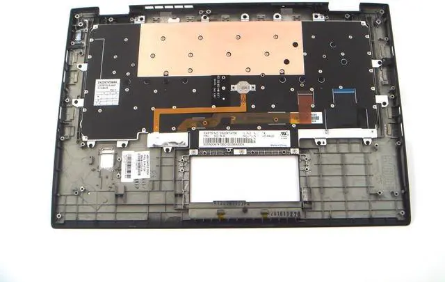 Alt view image 2 of 3 - Parts for Lenovo ThinkPad X1 Carbon 4th Gen 4 Palmrest Keyboard Bezel US Backlit 01AV154 01AV193