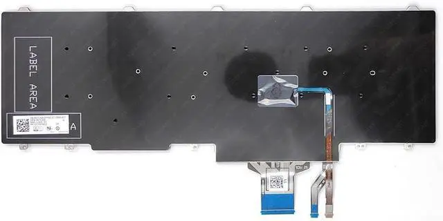 Alt view image 2 of 2 - Replacement Parts for Dell Latitude 5580 5590 15.6" US-English Non-Backlit Dual Point Keyboard 0N7CXW