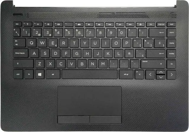 Main image of Laptop Spanish Keyboard Compatible for HP Pavilion 14-cm0056la 14-cm1023la 14-cm0010la 14-cm0004la 14-cm0005la 14-cm0006la 14-cm0000 Palmrest Upper Cover TouchPad