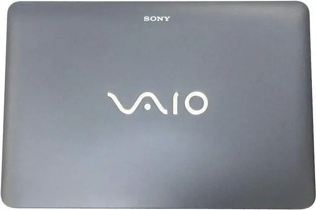 Main image of Black LCD Back Cover Top Case Rear lid Non-Touch Layout Compatible with Sony Vaio SVF142 SVF143 SVF142C29L SVF142C29M SVF142C29W SVF142C29X
