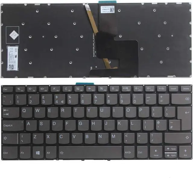 Main image of Laptop Replacement Keyboard Fit Lenovo Yoga 720-15IKB 720-15ISK (Backlight UK Layout SN20M61641)
