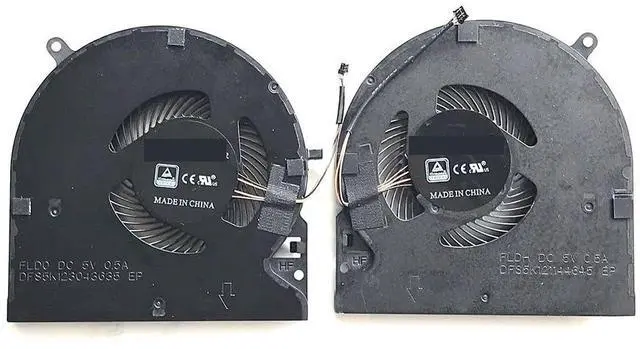 Main image of CPU Cooling Fan GPU for Razer Blade15 RZ09-0301 FLD0 FLDH DFS5K123043635 DFS5K121144645 Easy to Replace(A Pair of Fans)