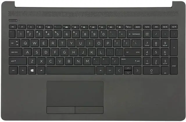 Main image of Replacement for HP 250 255 256 G7 15-DA 15-DB Notebook 15.6 inches Laptop Upper Case Palmrest Touchpad Keyboard Assembly L50000-001 M04975-001 Gray
