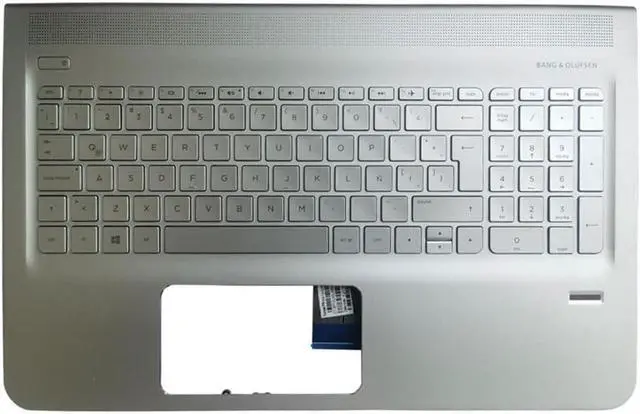 Main image of Laptop Replacement Keyboard Compatible for HP Envy 15-AE 15-ae012la 15-ae101la 15-ae103la Latin Layout with Palmrest Upper Cover 812726-161 819764-161