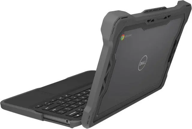 Alt view image 2 of 7 - Extreme Shell-F for Dell 3100/3110 Chromebook Clamshell (Gray/Clear)