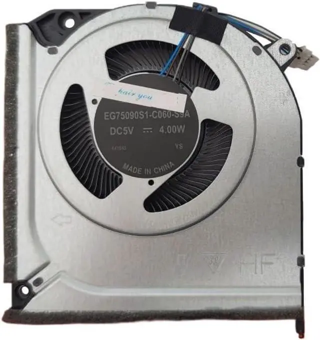 Main image of Laptop CPU GPU Cooling Fan for ThundeRobot TR 911 for Zero R16 2024 EG75090S1-C060 C050-S9A Notebook Cooler Radiator Processor Fans Replacement Parts(C060 Fan)